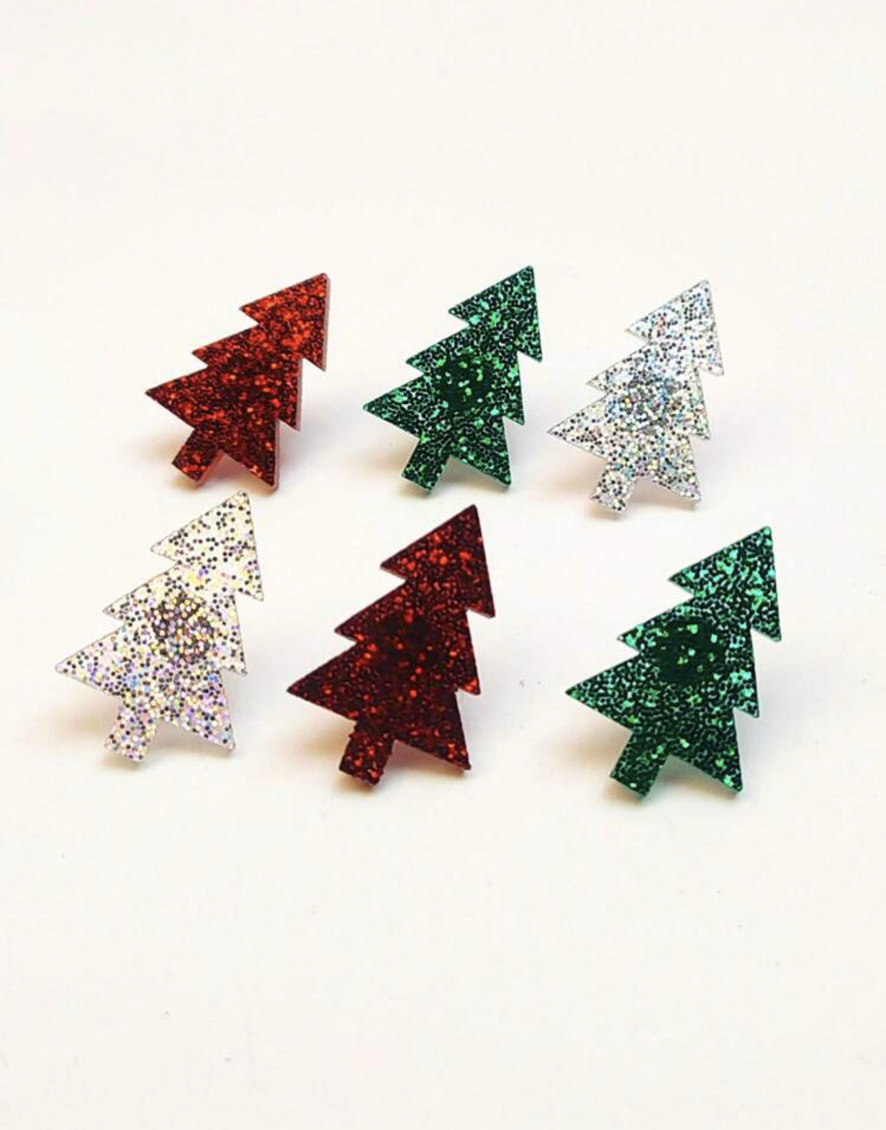 IMG_1298 Glitter Christmas Trees - Image 1